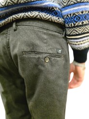 Pantalon jersey micro dessins taupe navy Torino Style Masons homme 9PN2R4973 CBE277 738 boutique mode Strasbourg vêtement