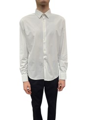 Chemise unie blanche rayée ton sur ton RRD Roberto Ricci Designs homme 25254 V85 Strasbourg mode vêtements fashion sport