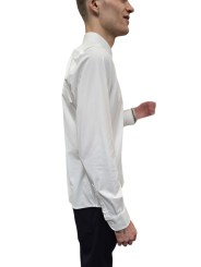 Chemise unie blanche rayée ton sur ton RRD Roberto Ricci Designs homme 25254 V85 Strasbourg mode vêtements fashion sport