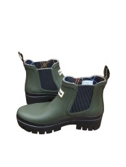 Boots caoutchouc olive Halton Barbour femme LRF0100 OL12 boutique shop online mode Strasbourg chaussures shoes