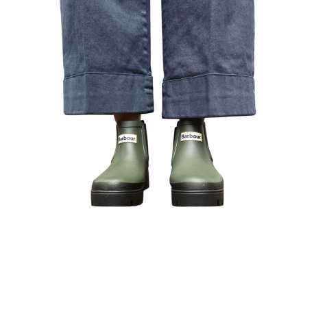 Boots caoutchouc olive Halton Barbour femme LRF0100 OL12 boutique shop online mode Strasbourg chaussures shoes