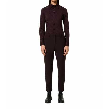 Chemise prune carreaux prune RRD Roberto Ricci Design Femme 25815 73 Fashion Mode Strasbourg Vêtements shirt boutique