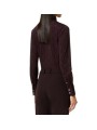 Chemise prune carreaux prune RRD Roberto Ricci Design Femme 25815 73 Fashion Mode Strasbourg Vêtements shirt boutique