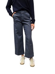 Pantalon chino coton métallisé Newyork Studio Crop large Masons femme 4PNT6R830 CBE143 309 boutique mode Strasbourg vêtement