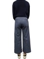 Pantalon chino coton métallisé Newyork Studio Crop large Masons femme 4PNT6R830 CBE143 309 boutique mode Strasbourg vêtement