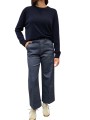 Pantalon chino coton métallisé Newyork Studio Crop large Masons femme 4PNT6R830 CBE143 309 boutique mode Strasbourg vêtement