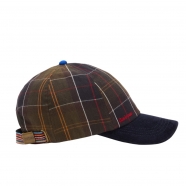 Casquette tartan sangle Baya vert bleu Barbour by Paul Smith MHA0927 TN28 boutique shop online mode Strasbourg cap