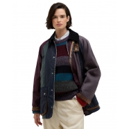 Veste Bedale rayée wax limited Paul Smith multico Barbour homme MWX2518 MI11 boutique Strasbourg vêtement fashion mode 