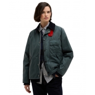 Blouson Transport waxé int oiseaux Vert émeraude Paul Smith Barbour homme MWX2516 GY91boutique Strasbourg vêtement mode 