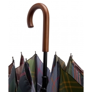 Parapluie long tartan bayadère Barbour by Paul Smith femme homme UAC0279 TN28 boutique shop online mode Strasbourg umbrella