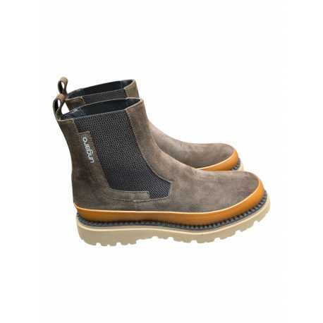 Boots suède choco chelsea semelle coganc Ungaro homme 30206 LB A boutique shop online mode Strasbourg chaussures shoes