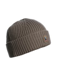 Bonnet logo Ecusson Rib Hat Olive grey Parajumpers Homme Femme PAHAHA02 0103 Fashion Mode Strasbourg Boutique