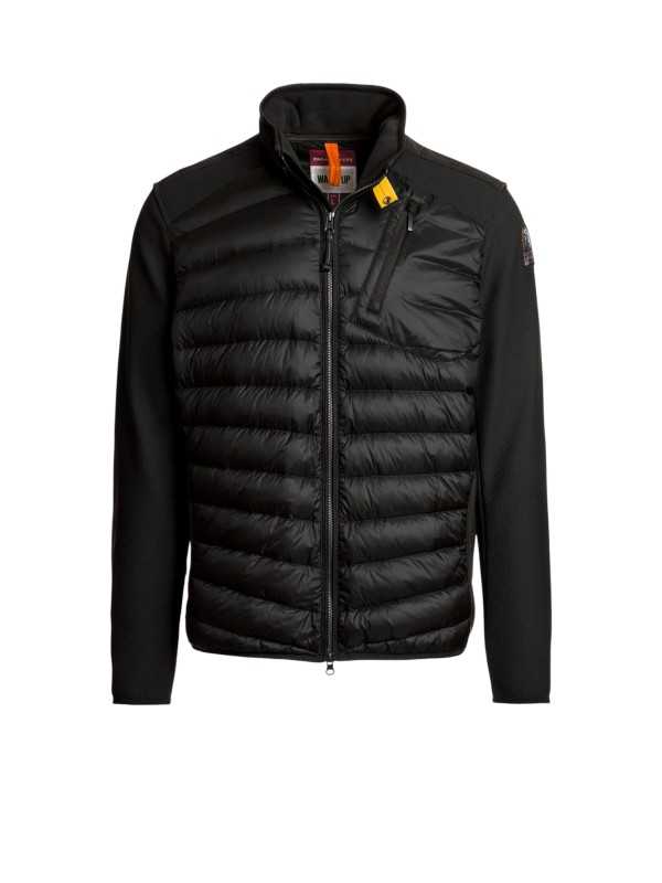 DOUDOUNE LIGHT BEREL NOIR MATELASSE BUSTE MANCHES LISSE Parajumpers Homme PMPULD01 0541 Fashion Mode Strasbourg Boutique