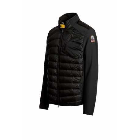 DOUDOUNE LIGHT BEREL NOIR MATELASSE BUSTE MANCHES LISSE Parajumpers Homme PMPULD01 0541 Fashion Mode Strasbourg Boutique