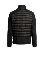 DOUDOUNE LIGHT BEREL NOIR MATELASSE BUSTE MANCHES LISSE Parajumpers Homme PMPULD01 0541 Fashion Mode Strasbourg Boutique