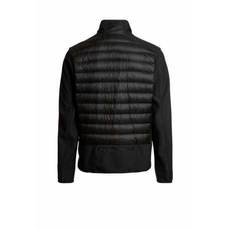 DOUDOUNE LIGHT BEREL NOIR MATELASSE BUSTE MANCHES LISSE Parajumpers Homme PMPULD01 0541 Fashion Mode Strasbourg Boutique