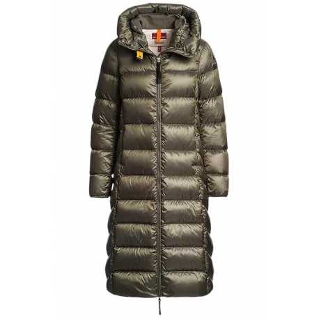 DOUDOUNE LONGUE LEAH CAPUCHE OLIVE GREY Parajumpers Femme PWPUSX33 0103 Fashion Mode Strasbourg Boutique