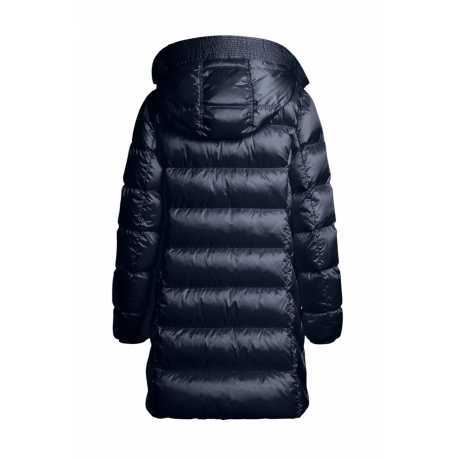 Doudoune Marion long médium Blue Navy capuche Parajumpers Femme PWPUSX34 0316 Fashion Mode Boutique Strasbourg