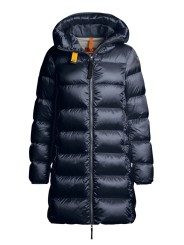 Doudoune Marion long médium Blue Navy capuche Parajumpers Femme PWPUSX34 0316 Fashion Mode Boutique Strasbourg