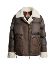 Perfecto nylon mouton Chyna Earth Brown Parajumpers Femme PWJKHN31 0109 Fashion Mode Strasbourg Boutique Online