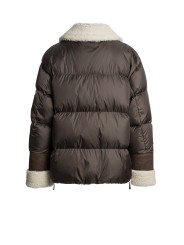 Perfecto nylon mouton Chyna Earth Brown Parajumpers Femme PWJKHN31 0109 Fashion Mode Strasbourg Boutique Online