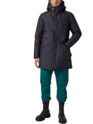 Doudoune Hayate longue lisse mat capuche noir Parajumpers Homme PMJKBL02 0541 Fashion Mode Strasbourg Boutique