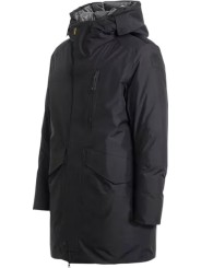 Doudoune Hayate longue lisse mat capuche noir Parajumpers Homme PMJKBL02 0541 Fashion Mode Strasbourg Boutique