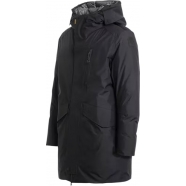 Doudoune Hayate longue lisse mat capuche noir Parajumpers Homme PMJKBL02 0541 Fashion Mode Strasbourg Boutique