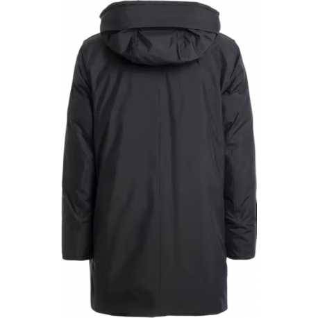 Doudoune Hayate longue lisse mat capuche noir Parajumpers Homme PMJKBL02 0541 Fashion Mode Strasbourg Boutique