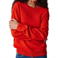 Pull cachemire col rond rouge Paul Smith Femme W1R 622N T11179 25 Fashion Mode Strasbourg Vêtements