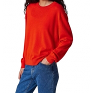 Pull cachemire col rond rouge Paul Smith Femme W1R 622N T11179 25 Fashion Mode Strasbourg Vêtements