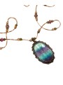 Collier Tibétain Stib Fluorite Rainbow 53-TIB4-RFLUO Sharing