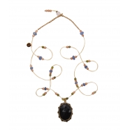 Collier Tibétain Stib Tormaline Black 53-TIB2-BTOUR Sharing