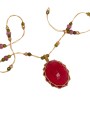 Collier Tibétain Stib Rubelite rouge 53-TIB1-RRUBEL Sharing Boutique Strasbourg Jewelery online 