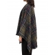 Poncho tartan vert bleu Montieth Serape Barbour Femme LSC0423 TN11 Fashion Mode Strasbourg Vêtements