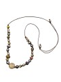 Collier Shaman SH119 perles Shaman Tahiti & antiques cuivre Catherine Michiels .SH119 Fashion Jewelry Strasbourg