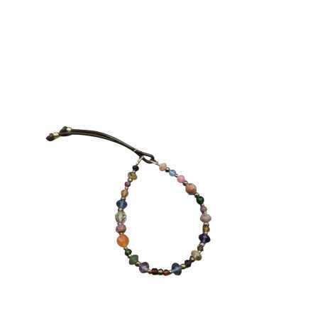 Bracelet Forest multi-pierres rubis citrine grenat tourmaline Catherine Michiels FW2525 Jewelry Strasbourg
