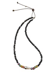 Collier Vloom perle Tahiti baroque perles multico & ebène Catherine Michiels LEV18 1 Fashion Jewelry Strasbourg