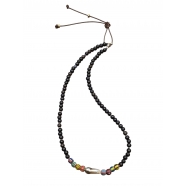 Collier Vloom perle Tahiti baroque perles multico & ebène Catherine Michiels LEV18 1 Fashion Jewelry Strasbourg