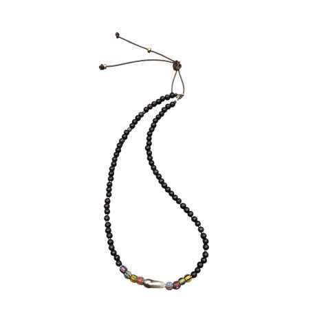 Collier Vloom perle Tahiti baroque perles multico & ebène Catherine Michiels LEV18 1 Fashion Jewelry Strasbourg
