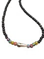 Collier Vloom perle Tahiti baroque perles multico & ebène Catherine Michiels LEV18 1 Fashion Jewelry Strasbourg