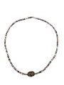 Collier Lottie multi-perles fines et 1 Quartz fumé facetté Catherine Michiels FW2516 Jewelry GoodVibes Strasbourg