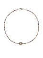 Collier Lottie multi-perles fines et 1 Quartz fumé facetté Catherine Michiels FW2516 Jewelry GoodVibes Strasbourg