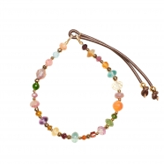 Bracelet Forest multi-pierres rubis citrine grenat tourmaline Catherine Michiels FW2525 Jewelry Strasbourg