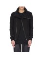 Sweat zip en biais Bauhaus Jogger noir Rick Owens homme RU02E 1272 BA 09 Fashion Mode Strasbourg Avant-garde