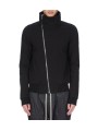 Sweat zip en biais Bauhaus Jogger noir Rick Owens homme RU02E 1272 BA 09 Fashion Mode Strasbourg Avant-garde