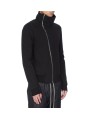 Sweat zip en biais Bauhaus Jogger noir Rick Owens homme RU02E 1272 BA 09 Fashion Mode Strasbourg Avant-garde