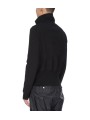 Sweat zip en biais Bauhaus Jogger noir Rick Owens homme RU02E 1272 BA 09 Fashion Mode Strasbourg Avant-garde