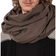 ECHARPE PASHMINA SCARF LAINE DARK DUST BRUN RICK OWENS FEMME HOMME RP02E4461 SCAR 78 boutique Strasbourg fashion mode