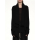 CARDIGAN NASKA LAINE VIERGE NOIR RICK OWENS FEMME RP02E4644 M 09 boutique Strasbourg avant garde fashion mode